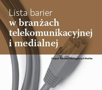Lista barier w branżach telekomunikacyjnej i medialnej
