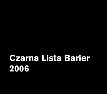 Czarna Lista Barier 2006